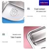 304 Stainless Steel Divided Kids' Meal Plate