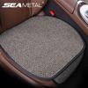 Flax Car Seat Cover Protector Linen Front Seat Cushion Comfortable Breathable