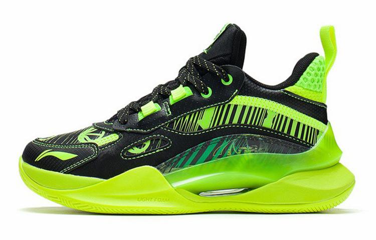 Li Ning ДЕТСКИЕ Авангардные Ling TEAM 2.5 Удобные износостойкие кроссовки для баскетбола средней высоты YKBS050-17