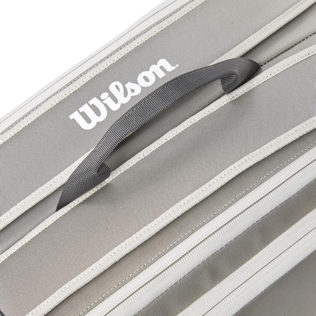 Сумка для теннисных ракеток WILSON Tour – цвет Stone Gray. Вмещает до 6 ракеток.