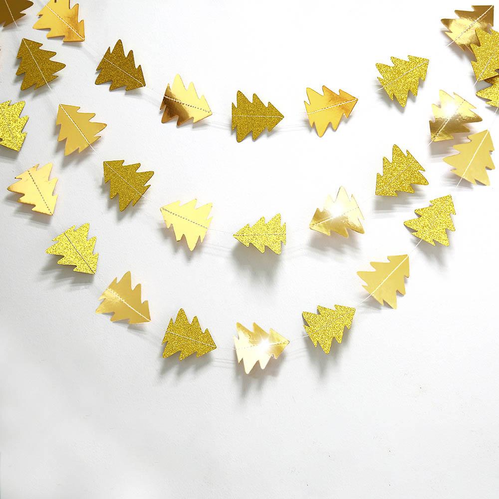 4M Рождественская елочная гирлянда с блестящим зеркалом Красочная веревка на Рождество Новогодняя вечеринка Витрина Кафе Домашняя занавеска Подвесные украшения Декор