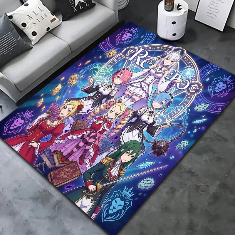 Re Zero Carpet Rug For Living Room Bedroom Home Sofa Decoration Kids Play Nonslip Floor Mat