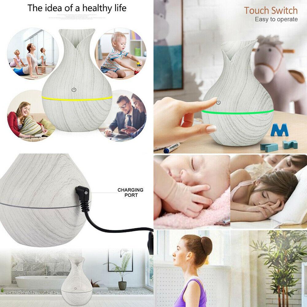 Aroma Essential Oil Diffuser Air Purifier LED Ultrasonic Aromatherapy Humidifier