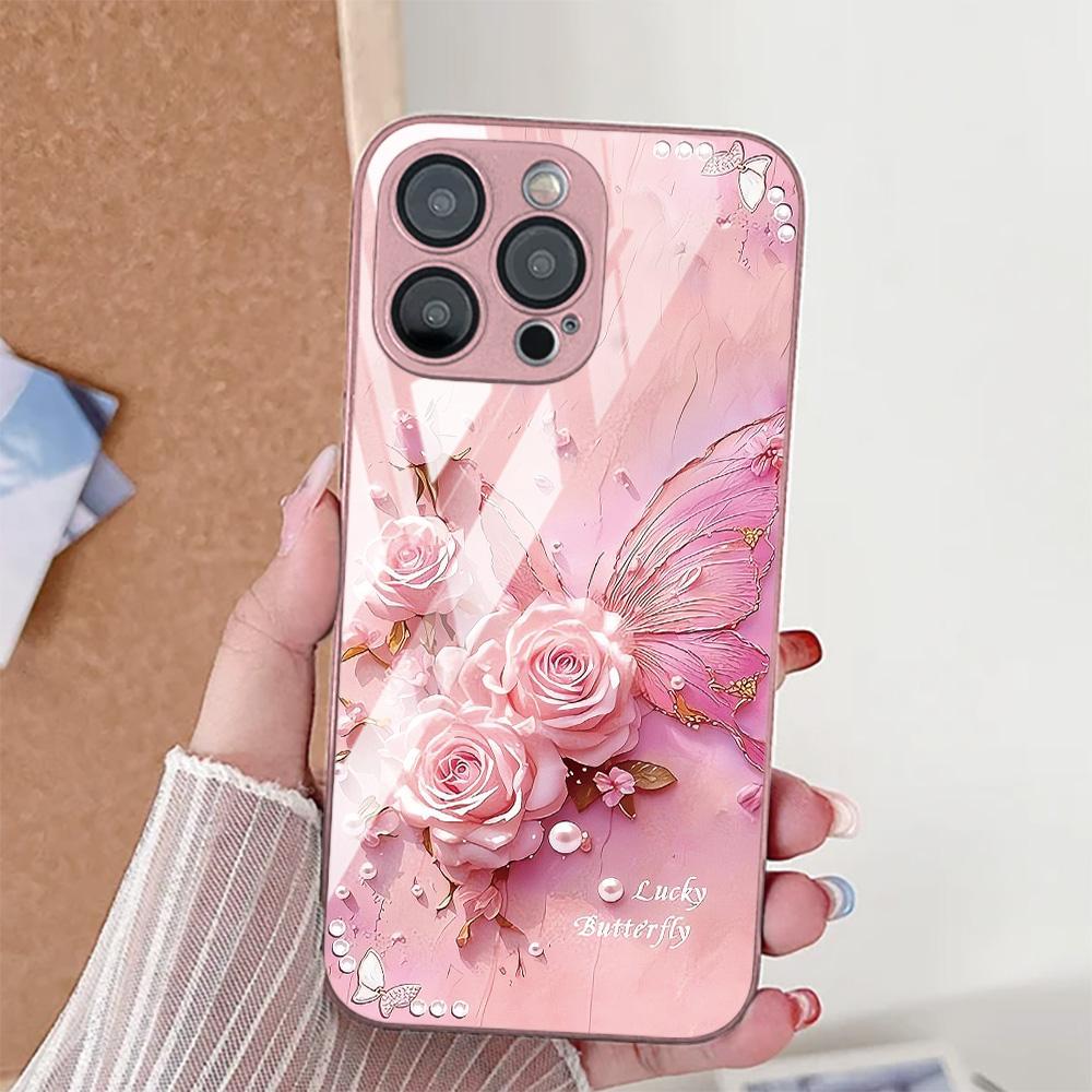 INS Чехол-бабочка для iPhone 17 Pro Max Чехол iPhone 15 13 11 14 12 16 Pro Max 17 Air 16E 7 8 Plus XR SE Противоударный чехол для телефона