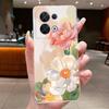 Phone Case For OPPO Reno8 Pro Plus 5G 8 Pro+ Flower Butterfly Cases oppo Reno 8 Pro 5G Transparent Soft Silicone TPU Back Cover
