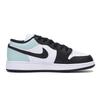 Jordan Air Jordan 1 Urban Chic Style Vintage Low top Vintage Basketball Shoes Men's White Tiffany 553558-131(Team85-)