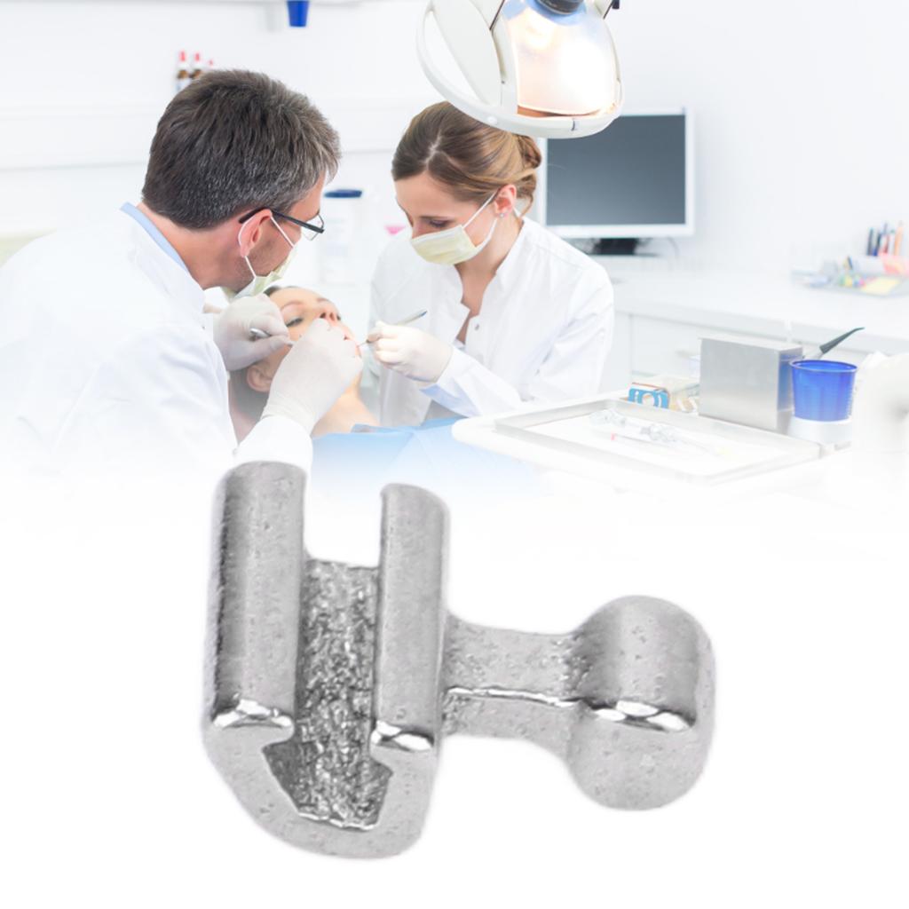 30pcs Orthodontic Crimpable Hook Portable Stainless Steel Dental Crimpable Hook Accessory for Arch Wire