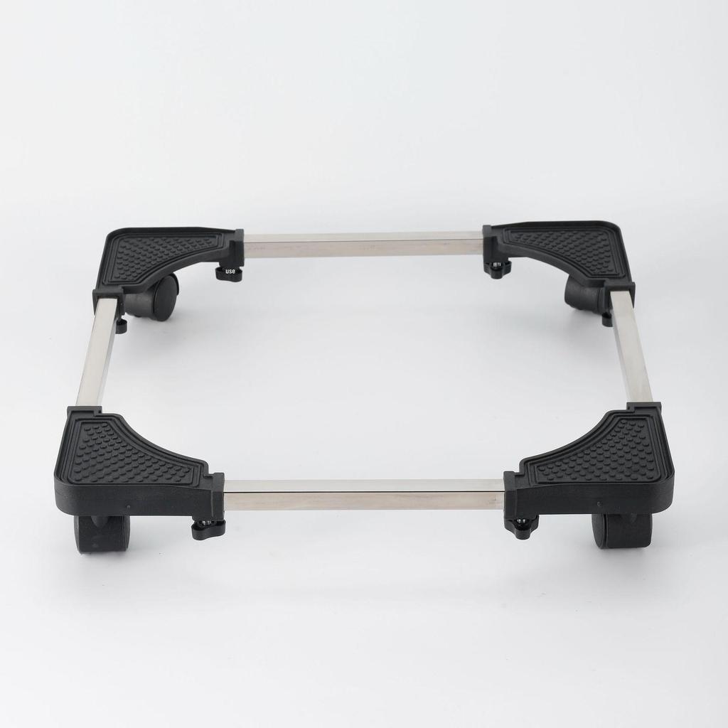 Adjustable Mobile Base for Drum Washers, Refrigerators, and Water Dispensers
