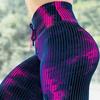 New Abstract Line Printing Fitness Bottoming Exercise Sexy High Waist Hip Lift Yoga Trousers Female