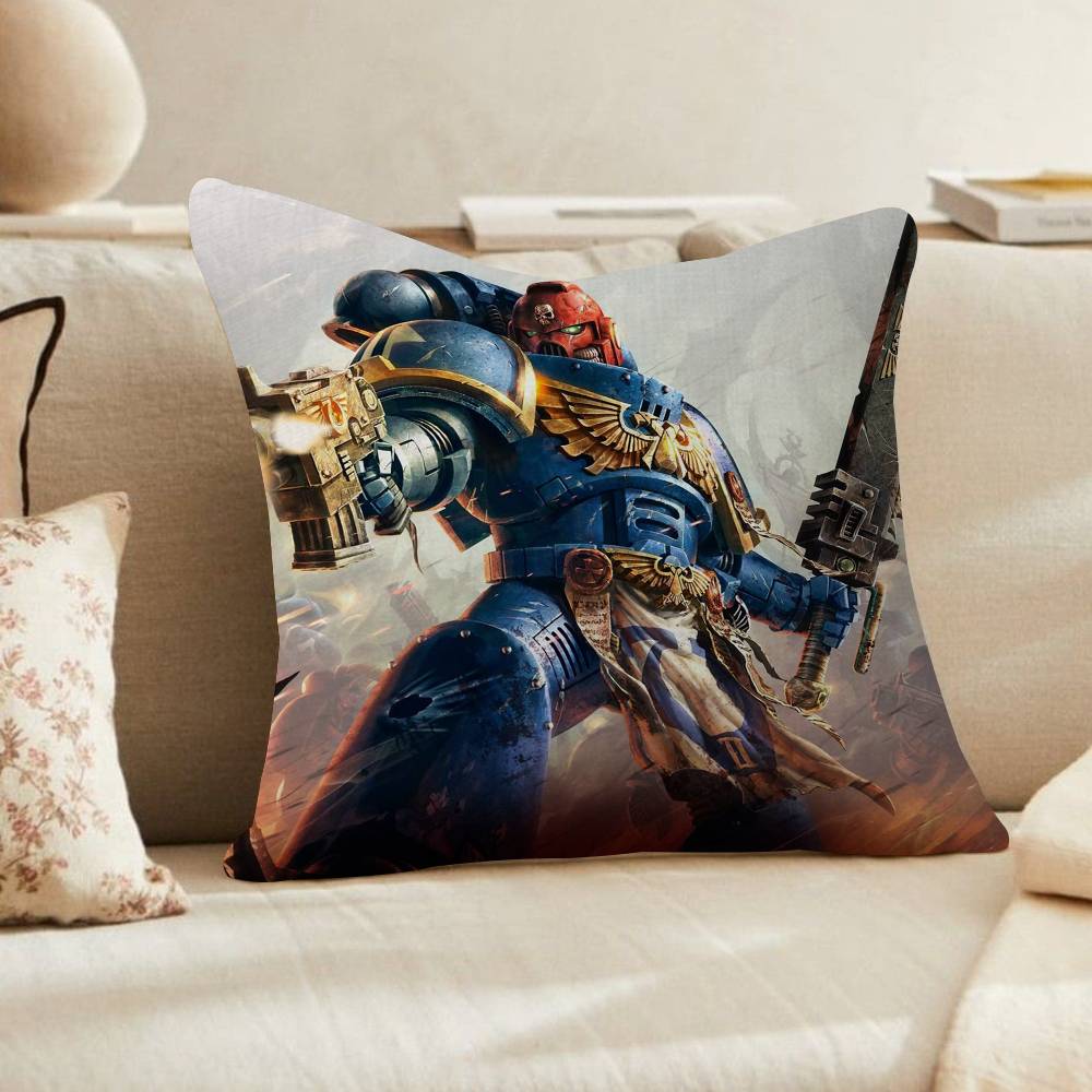 Hot Anime WWarhammerS Pillow Cushion Cover Pillowcase Living Room Sofa Home Decor Customized