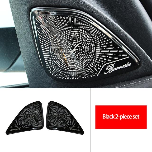 Автомобильный дверной динамик, твитеры, сетчатая накладка, аксессуары для Mercedes Benz C Class W206 2022, нержавеющая сталь