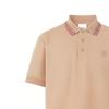 Burberry Мужская рубашка-поло SS22 Коричневая 80562231