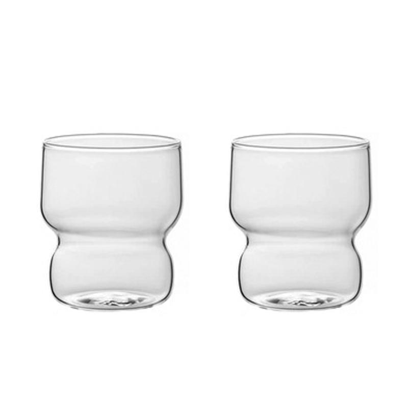 300ML Cute Glass Cup Ice Tea Cup Heat Resistant Glassware Drink Fruit Juice Latte Cup Breakfast Milk Wine Beer Cocktail Cups