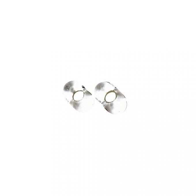 Papillon de rocailles - RAYHER - 14142801 - Transparent - 2 mm x 4 mm - Boîte de 18 g