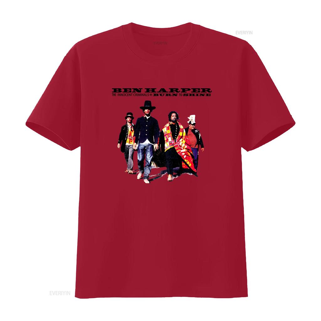 Ben Harper And The Innocent Criminals Burn To Shine T Shirt All Sizes Available Vintage Graphic Unisex Streetwear Soft
