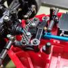 Для Tamiya Tt02 Tt-02 1/10 RC Углепластиковая рулевая группа Усиливающая скоба Усиленное крепление Для игрушечной RC машины Запчасти для тюнинга