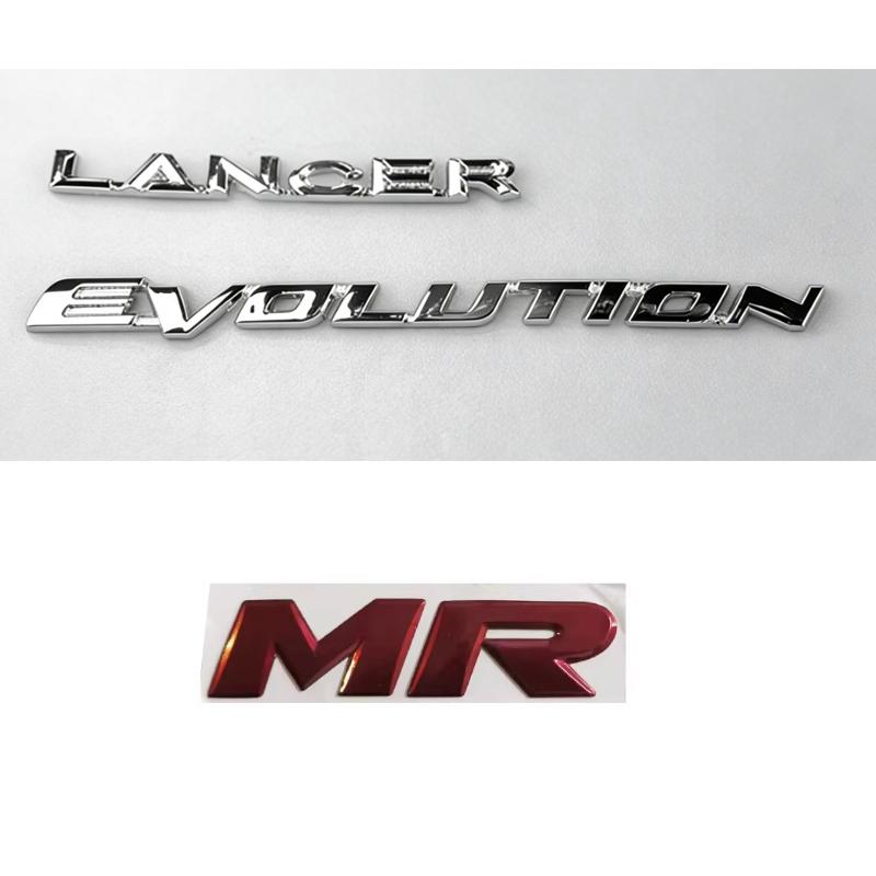 Applicable to the overseas version of Mitsubishi Wing God Lancer EVOlution tail logo, the tenth generation Evo personality modif