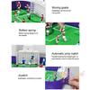 Мини настольный футбол Стрельба Защита Настольная игра Двойная игра Пружинное футбольное поле
