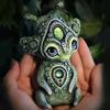 Home Decor Three Eyes Alien Resin Statue Resin Ornaments Funny Figurine  Garden