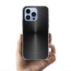 Чехлы для телефона со стальным принтом и текстурой шлифованного металла Для Iphone 17E 16E 17 Air 16 Pro Max 15 Pro 14 Plus 11 13 12 Mini Чехлы