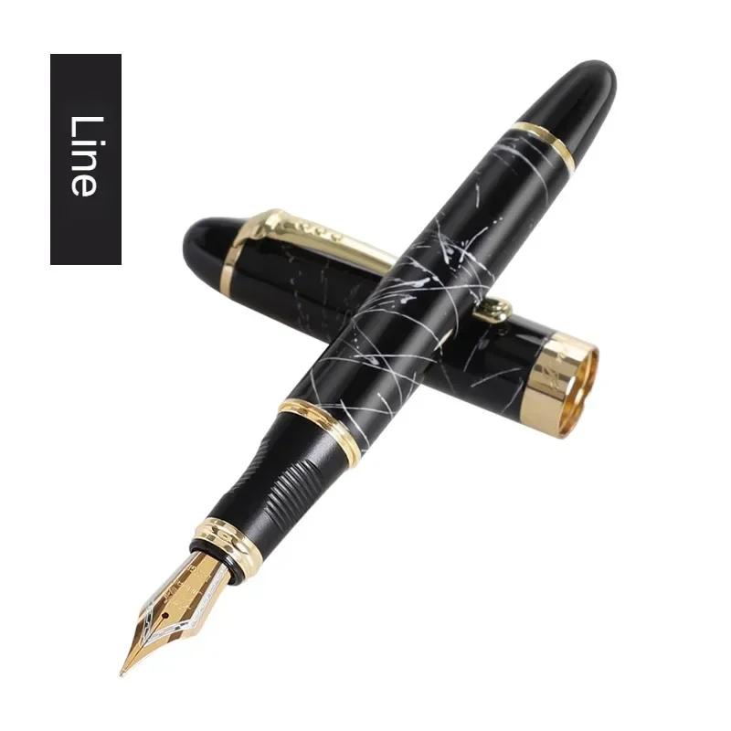 Перьевая ручка Jinhao X450 M/Изогнутое тонкое перо Ираурита Роскошные элегантные ручки Чернила для ручек Канцелярские товары для офиса и школы PK 9019