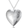 Carving Heart Shaped Family&Lovers Photo Frames Pendant Photo Picture Locket DIY Necklace Necklaces