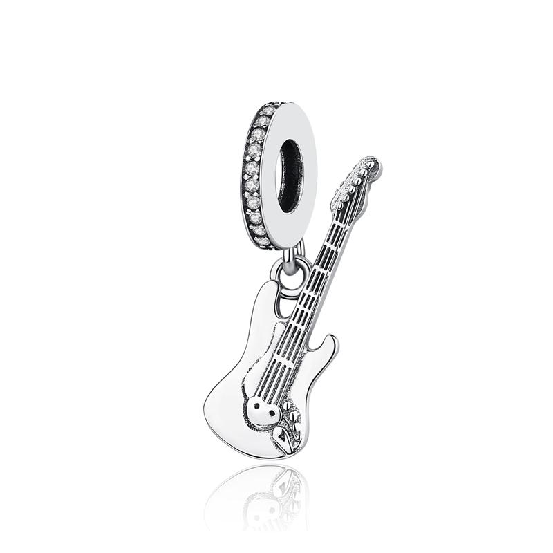 Шарм-бусины из серебра 925 пробы в виде нот и головки пианино, для браслетов, ожерелий, украшений для женщин, Оригинальный дизайн 'Любовь'