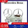 GLC GLB 1Pcs Metal Car Hood Badge Front Chrome Logo Hood Marking For Mercedes Benz C E S Class W204 W205 W212 W213 W211 W220 W2