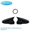 Для VW Golf MK6 MK7 7,5 GTI R GTD Base 2009-2 шт. боковые крышки зеркала заднего вида, колпачки для инструментов, чехол для зеркал, глянцевый черный тюнинг, новинка