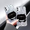 Подходит для iPhone17promax милый маленький черный кот Apple 16IMD чехол для мобильного телефона из пряжи с перьями 14/13 большое отверстие 15-го поколения