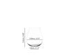 Authentic RIEDEL Red Wine Glass Set (Pair) - Riedel O Big O Pinot Noir, 762ml, 0414/67