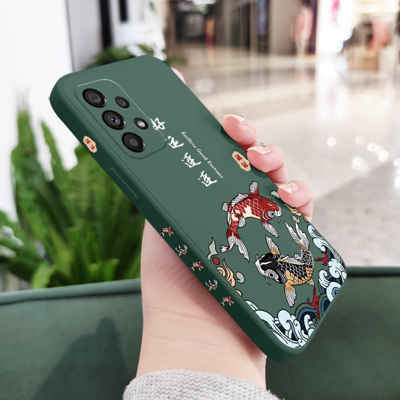 Чехол 'Удачная Карпа' для Samsung Galaxy A73 A53 A33 A23 A13 A72 A52 A52S A32 A22 A12 A71 A51 A31 A21S 4G 5G