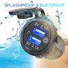 Dual USB Car Charger Socket Waterproof Fast Charge Power Outlet With Touch Switch For 12V-24V Motorcycle Boat Marine Truck ATV