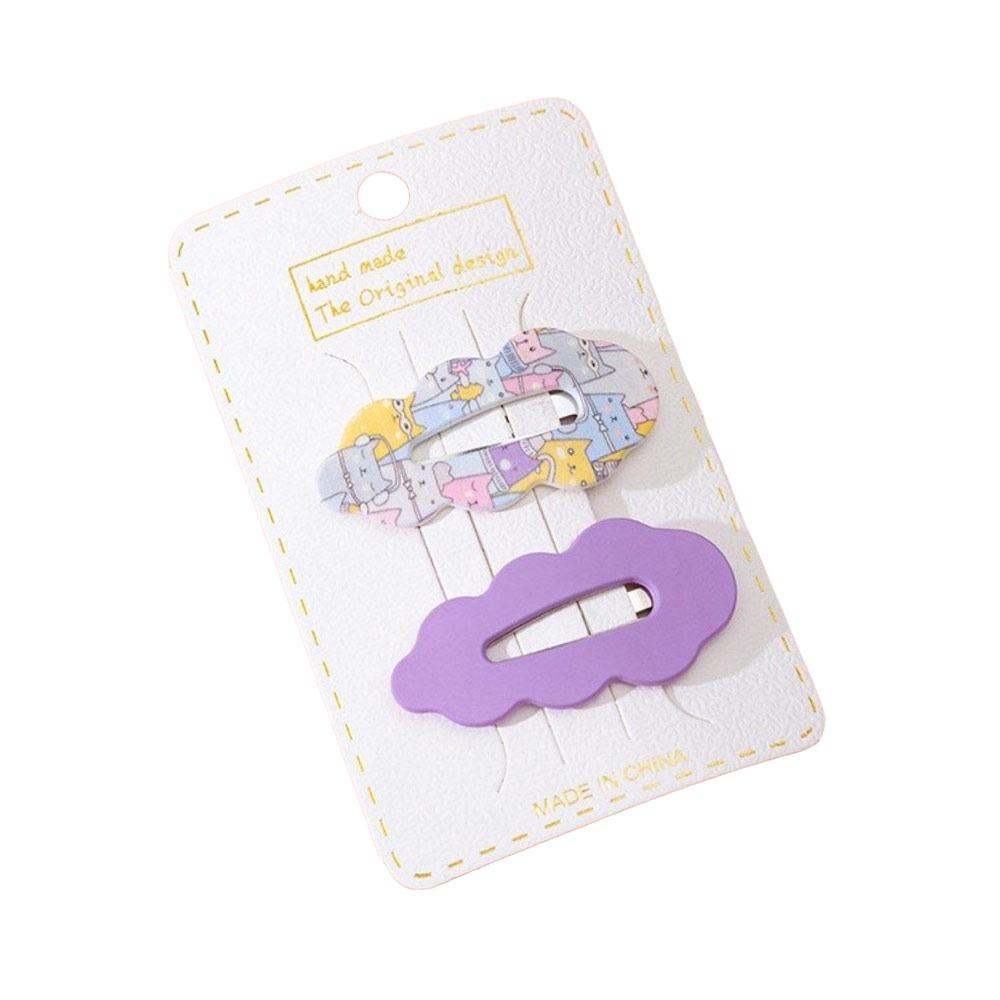 Flower Clouds Hair Clips Candy Color Child Hairgrips Fashion Headwear for Women Girls