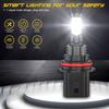 2pcs 9007 HB5 CSP LED Headlight Bulbs Conversion Kit High Low Beam 6000K Super White Headlight Automobiles Accessories