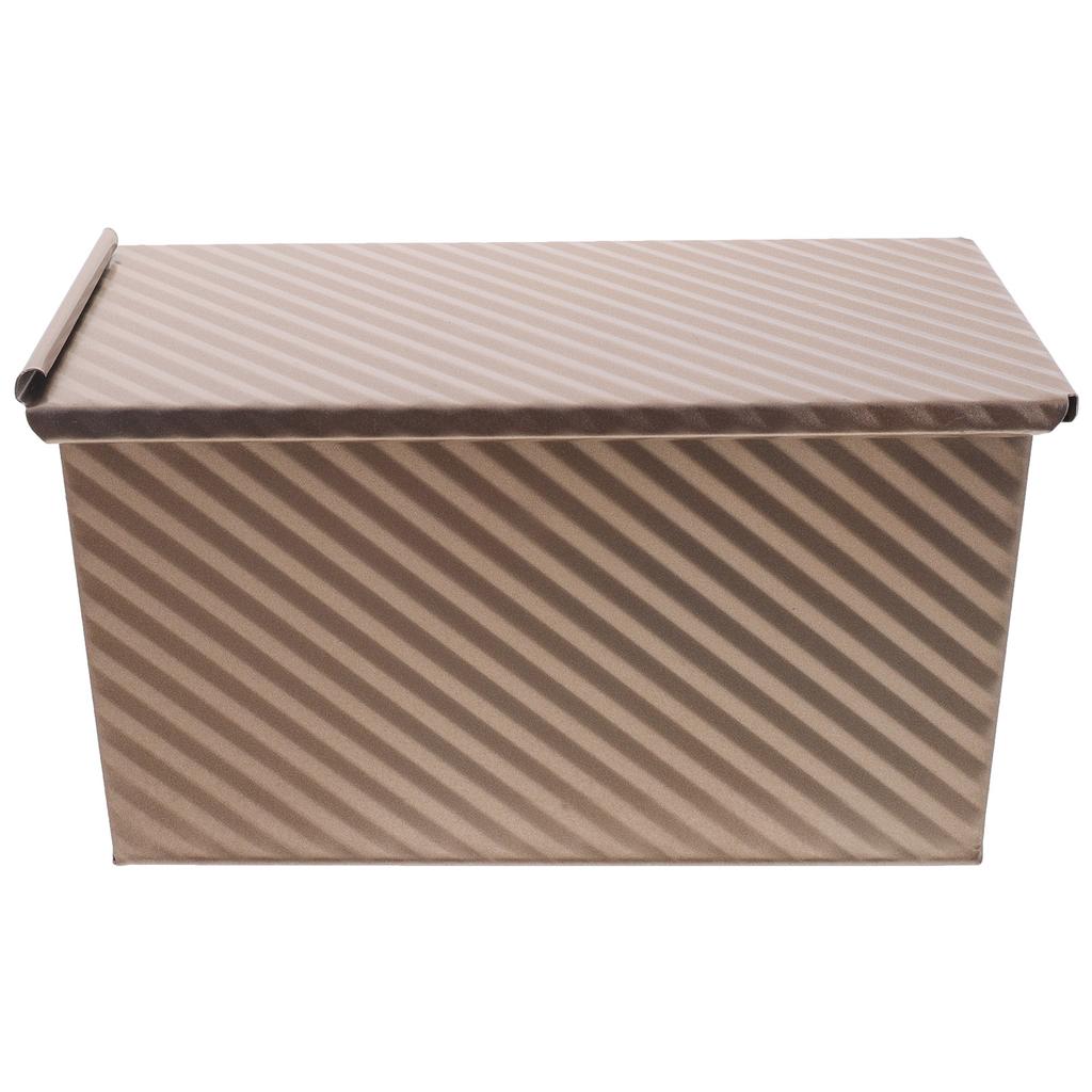 Форма для тостов, противни для выпечки хлеба, удобная буханка из углеродистой стали с крышкой для сэндвичей