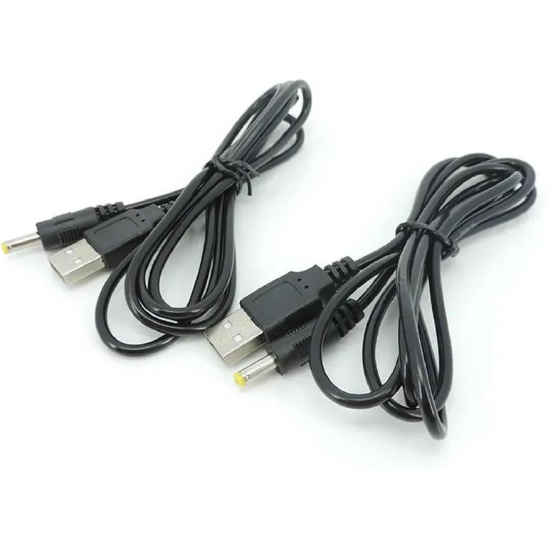 1pcs 5pcs 1M USB 2.0 A Male to DC 4.0x1.7mm Male 5 V 2A 24AWG DC 4.0MMX1.7MM Connector Jack Power Charger Cable Cord Converter(5pcs)