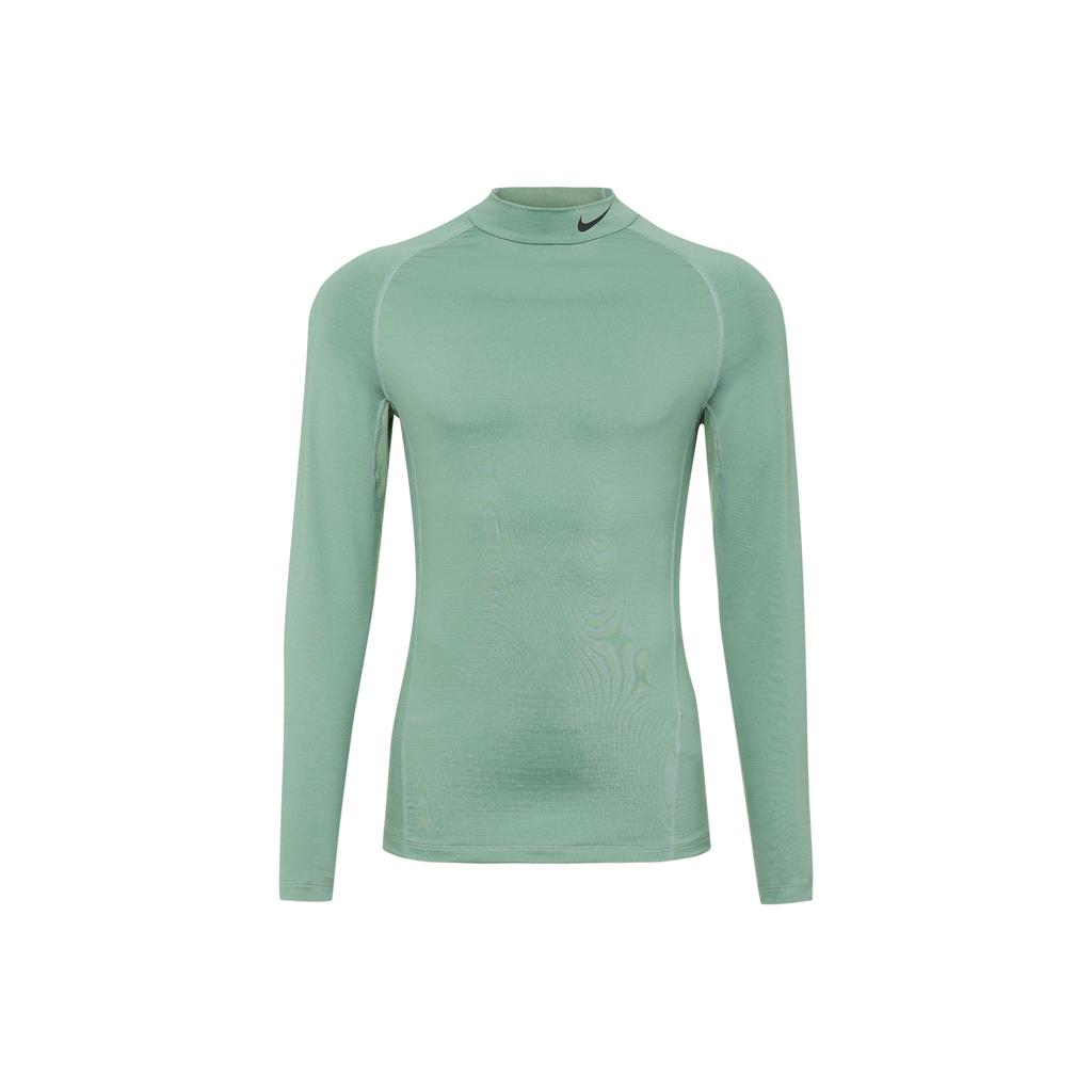 Nike Тренировочная рубашка Slim Fit с длинным рукавом, мужские топы, дымчато-серый нефрит CU4971-357