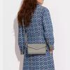 Coach C8439 Wyn Crossbody Bag Crossgrain Leather Dove Gray B4DOY
