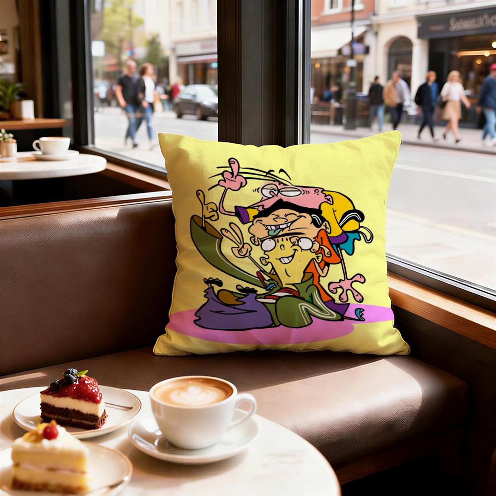 Cartoon Ed Edd N Eddy Cushion Cover Decorative Cushions Covers Cover Sofa x Pillow Piece x x Pillowcase