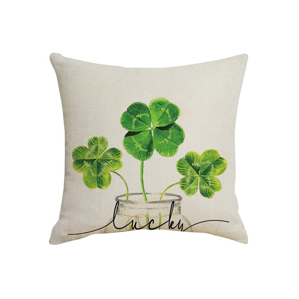 45x45см Украшения на День Святого Патрика для дома Наволочка Клевер Наволочка Святого Патрика Ирландская вечеринка Декоративная наволочка
