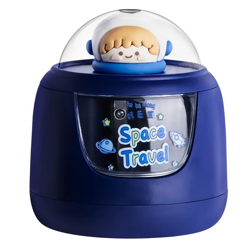 Электрическая точилка для карандашей для студентов — милый мультяшный дизайн, высокоскоростной пресс и усилитель подачи грифеля, прочный ПВХ