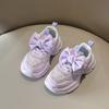 Обувь для девочек спортивная обувь 2025 весна и осень новая детская повседневная обувь маленькая девочка весна розовая зарубежный стиль кроссовки папы