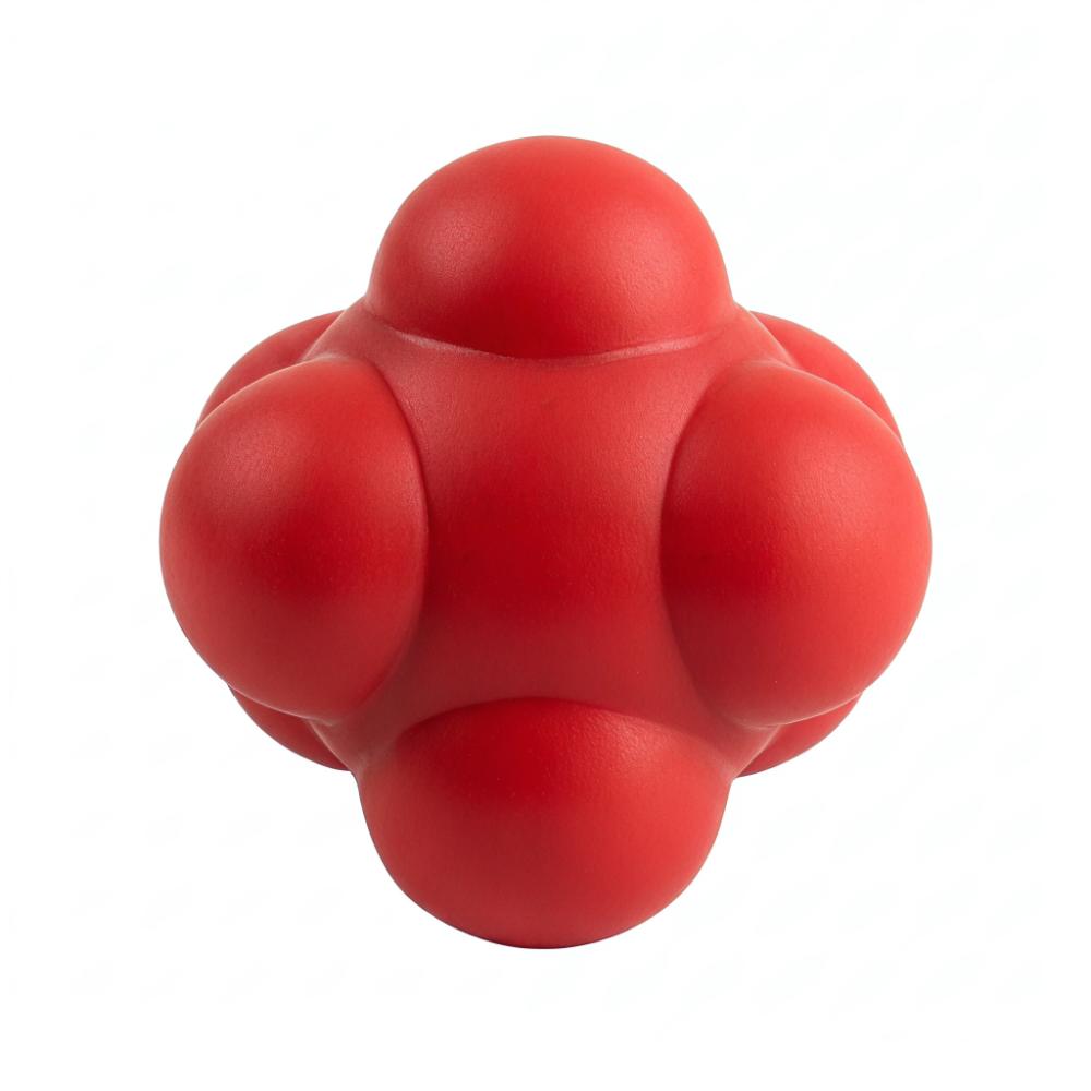 Natural Rubber Reaction Ball High Bounce Training Ball Portable Agility Ball Indoor Outdoor