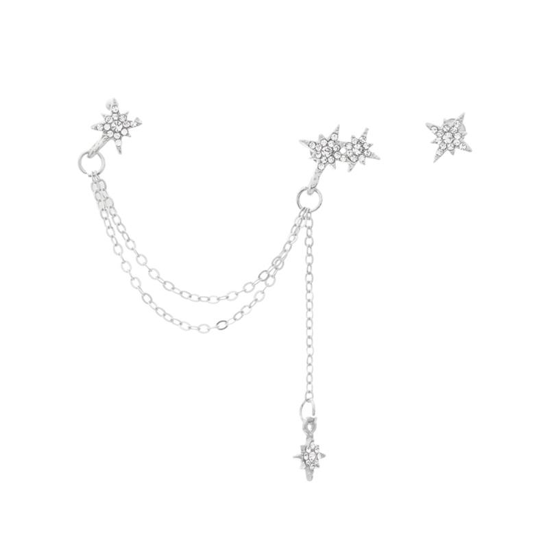 Цельные серьги-каффы Star Ear MIT