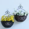 Handmade Hanging Basket Imitation Rattan Wall Hanging Durable Storage Holder Home