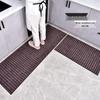Non-Slip Seven-Stripe Doormat: Oil-Absorbent, Cut-to-Size Floor Mat for Kitchen, Entrance, Hall, or Living Room