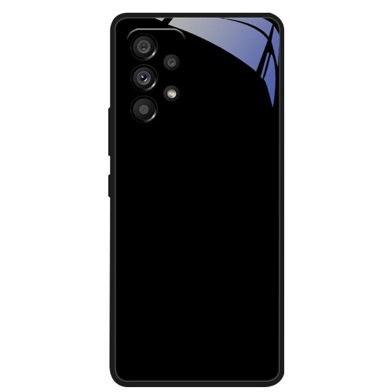 Стеклянный Чехол Для Samsung A13 A23 4G 5G Мультяшный Закаленный Стеклянный Чехол Для Телефона Для Galaxy A33 A53 A73 5G Жесткий ПК Стеклянный Защитный Чехол