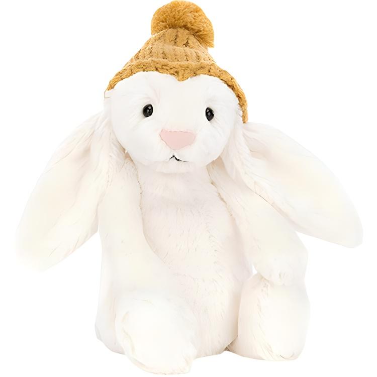 Jellycat Bonnie Rabbit Series Shy Warm Rabbit Companion and Comfort Doll Plush Doll 18cm High