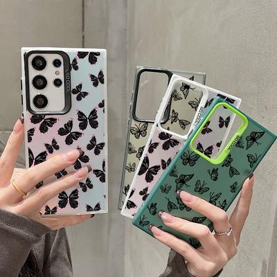 Чехол с рисунком бабочки, устойчивый к падениям, для Xiaomi Redmi 13C Poco C65 Samsung S24 Ultra A55 iPhone 15 Huawei Honor 90, противоударный защитный бампер